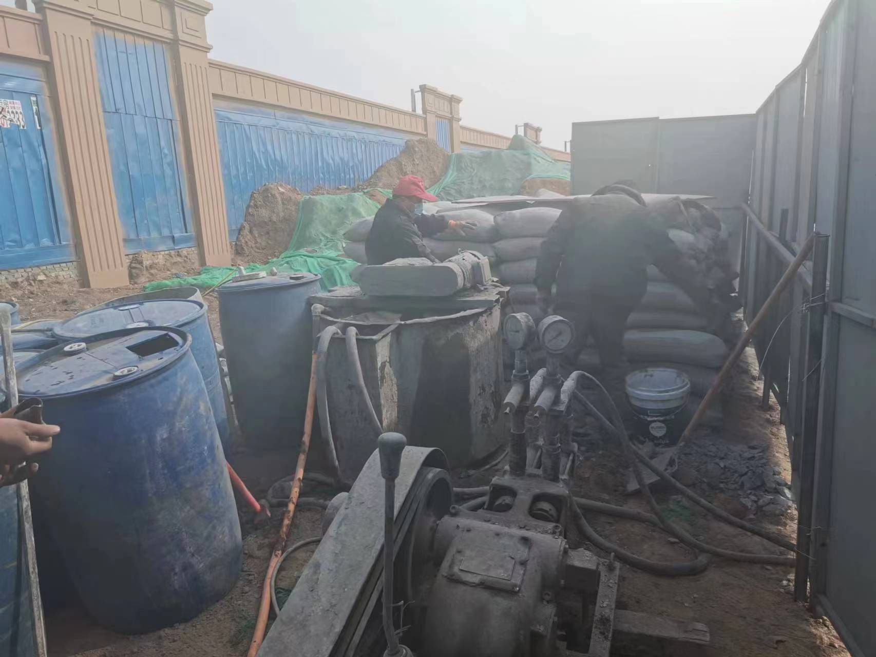 天峨房屋下沉注浆